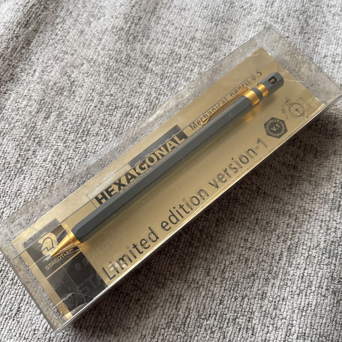 美品ステッドラーヘキサゴナルリミテッドエディションバージョン1 0.5mm