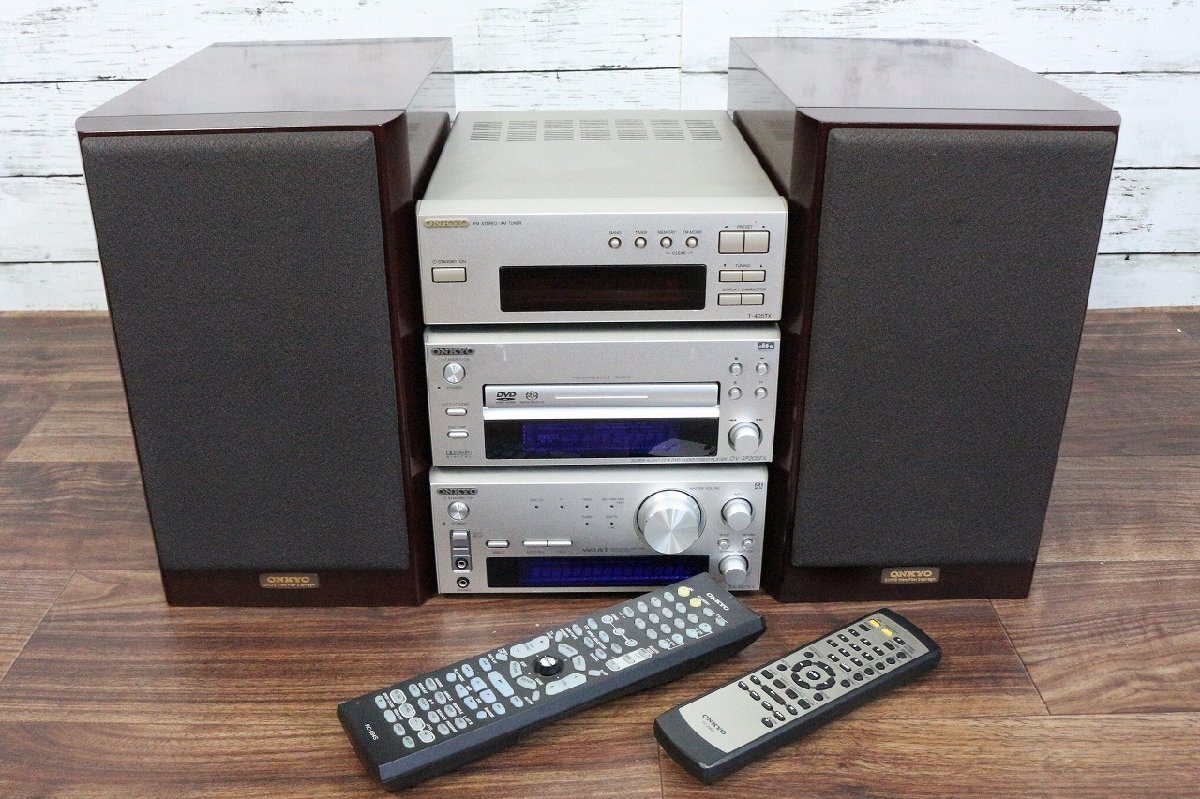 【傷や汚れあり】【ト長】 ONKYO T-405TX / DV-SP205FX / SA-907FX / D-102EXG チューナー CD ...