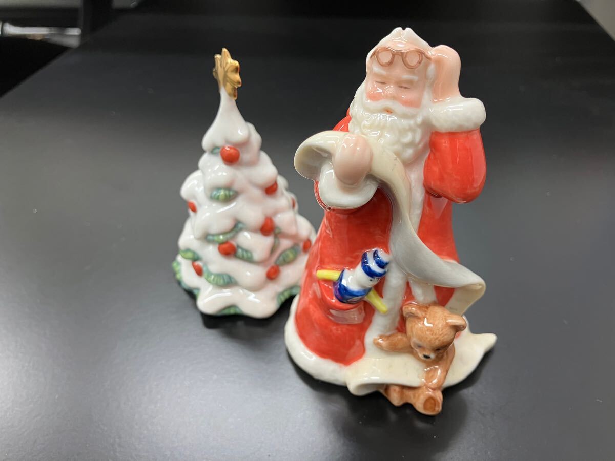 ロイヤルコペンハーゲン] クララ&ペータークリスマスツリー フィギュ