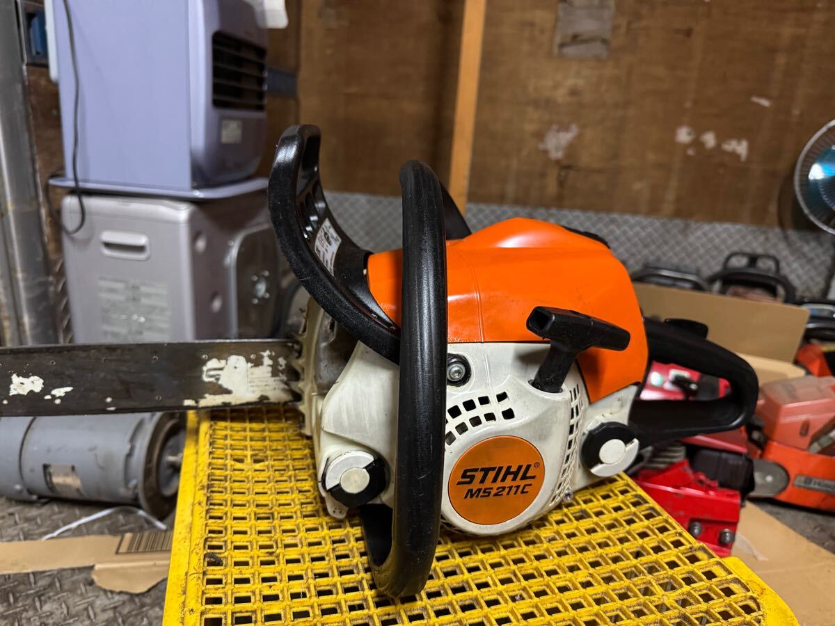 STIHL チェーンソー 041AVS-1 ジャンク △11エンジンチェンソー 