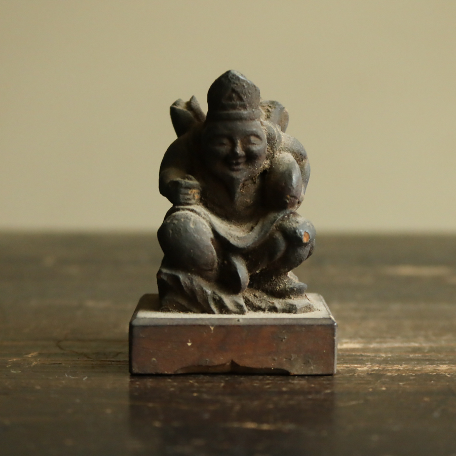 □七福神・えびす様 ブロンズ像□置物・銅像・福の神・恵比寿