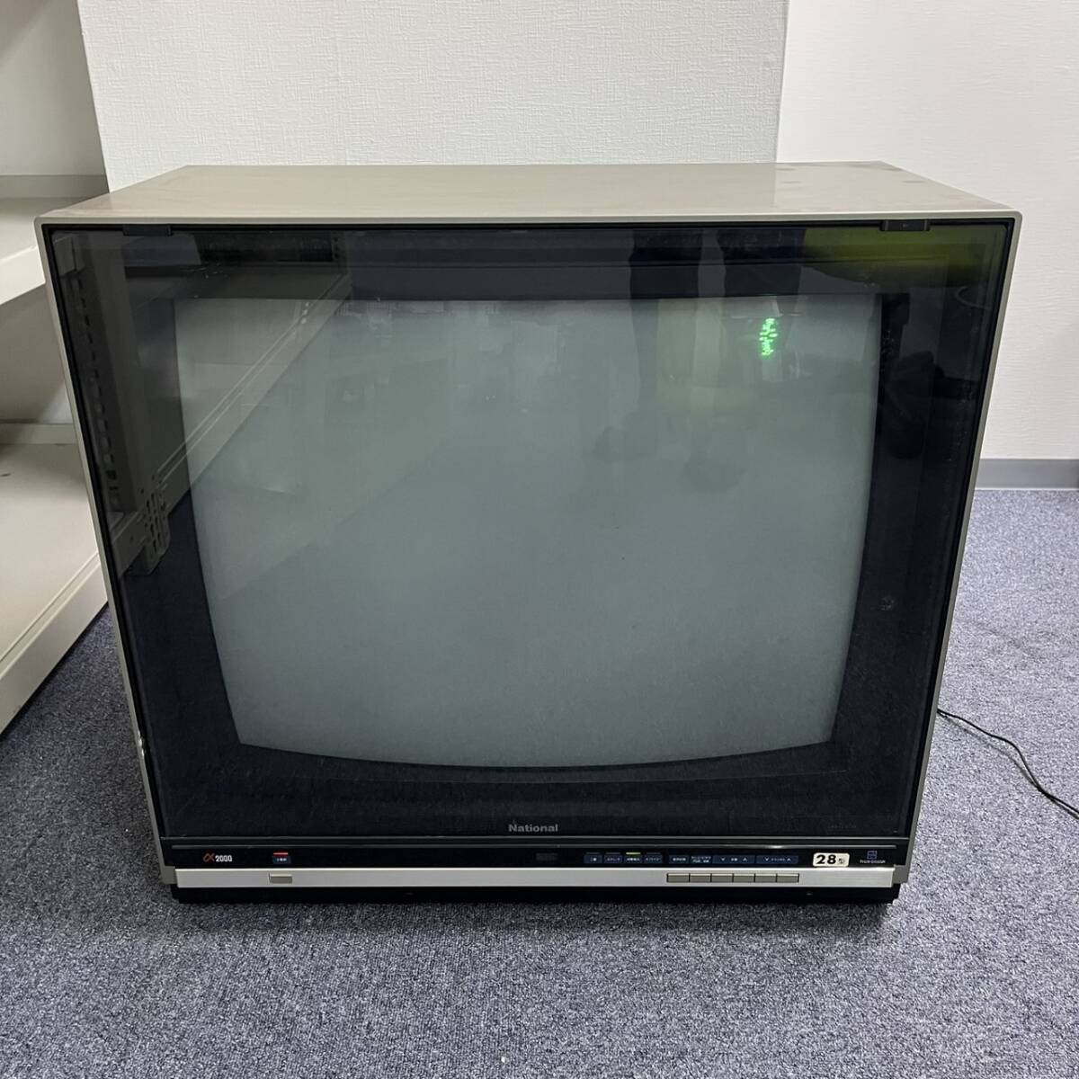 National ナショナルカラーテレビ TH21-H88GR 昭和レトロ【4295