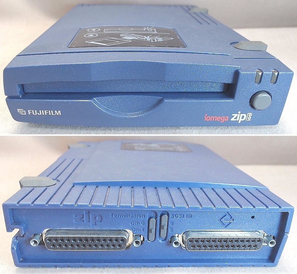 傷や汚れあり】ZIPドライブ 100MB SCSI接続 IOMEGA 動作確認済み 
