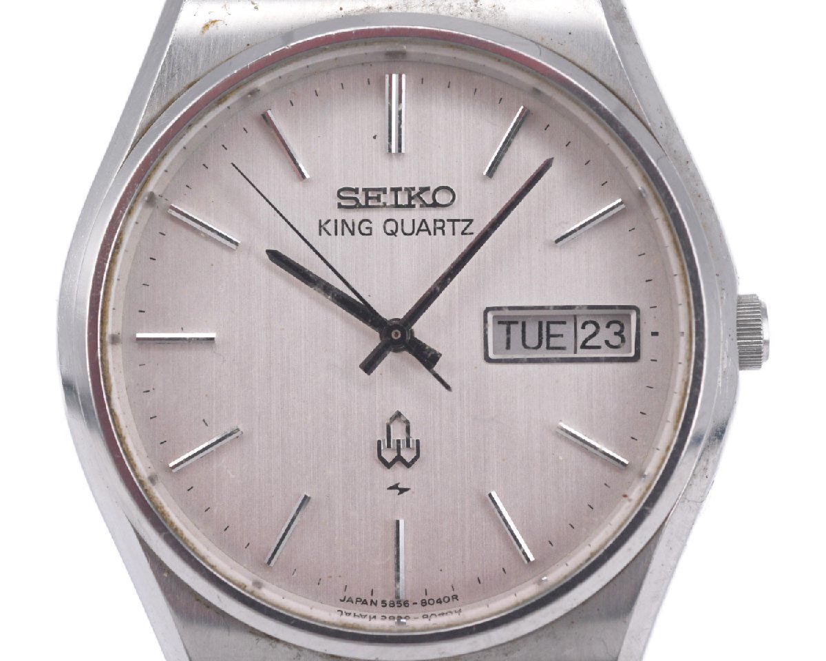 稼働 SEIKO KING QUARTZ 腕時計 デイデイト 純正ブレス yz（e85 必見  
