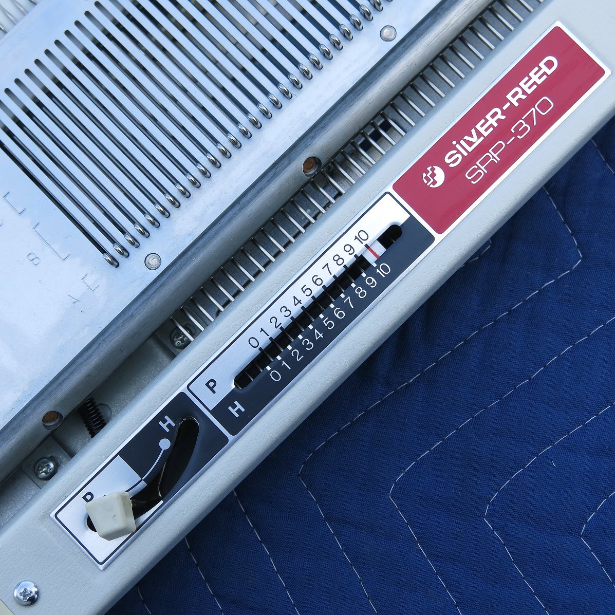 ブレッド缶 レプリカ版 SILVER REED 編み機 パンチガード カンタンファイン SK370