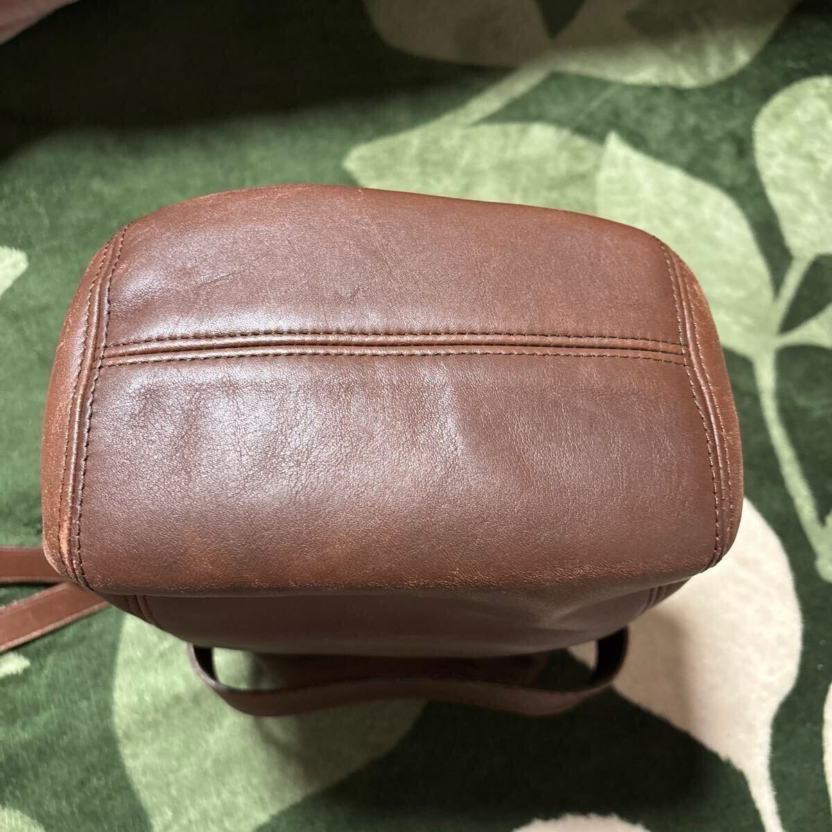 未使用品　COACH　オールドコーチ　ターンロック　2way　ショルダーバッグ オールドコーチ ショルダーバッグ オールレザー USA製 ターン