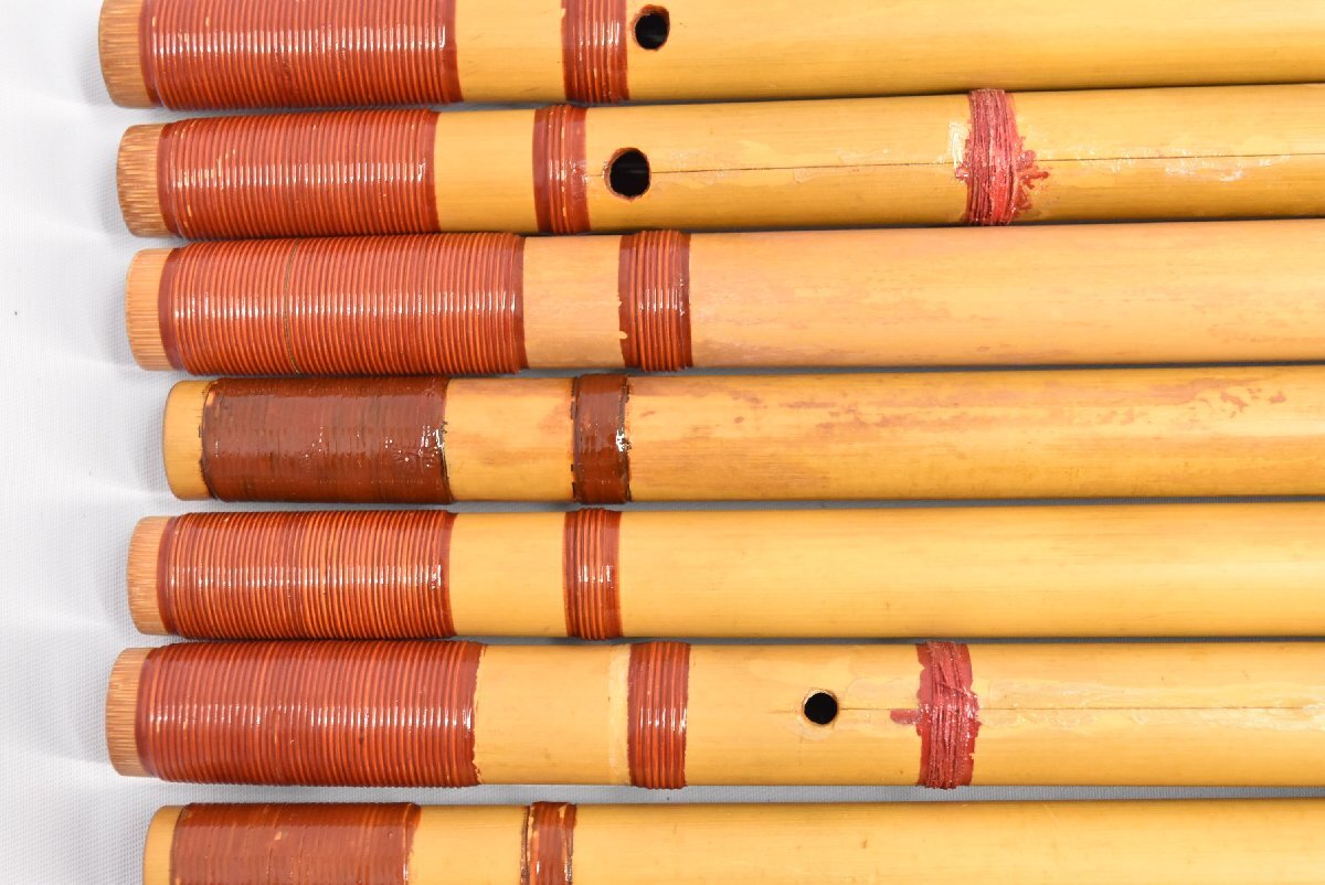 篠笛 田楽笛 煤竹 桜樺巻き 古典 十本調子