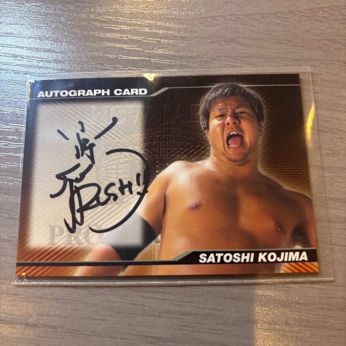 中古】小島聡 直筆サインカードA 全日本プロレス グレート・コジ の