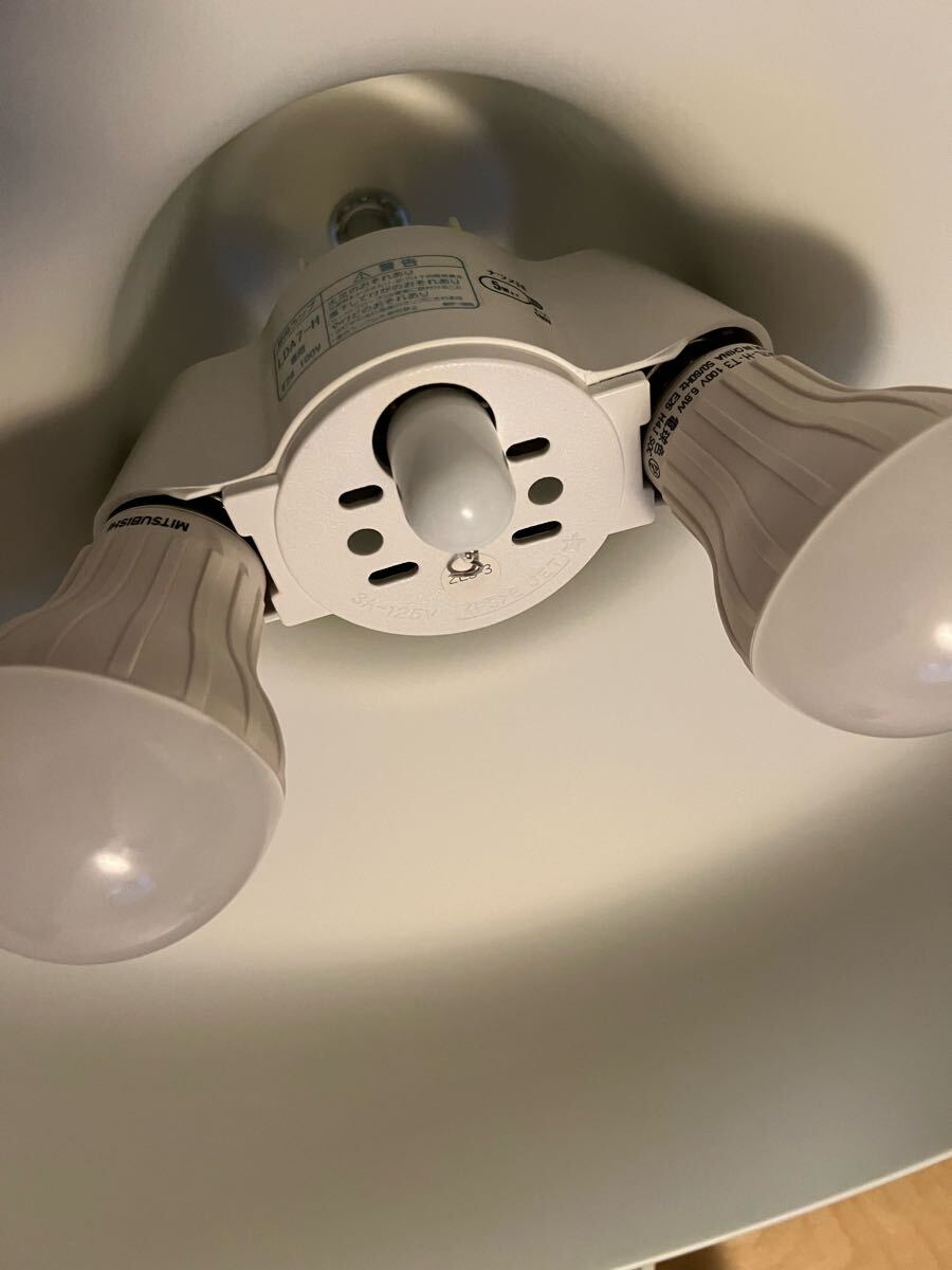 中古】無印良品 LED ペンダント ライト 丸 コード黒 MJ-PM25A-BK