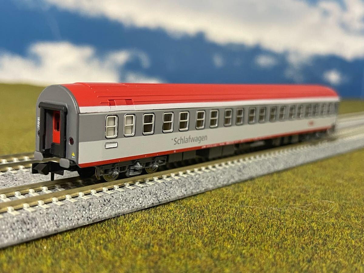 美品! FLEISCHMANN 864702 SBB 2er-Set Schlafwagen Mond und