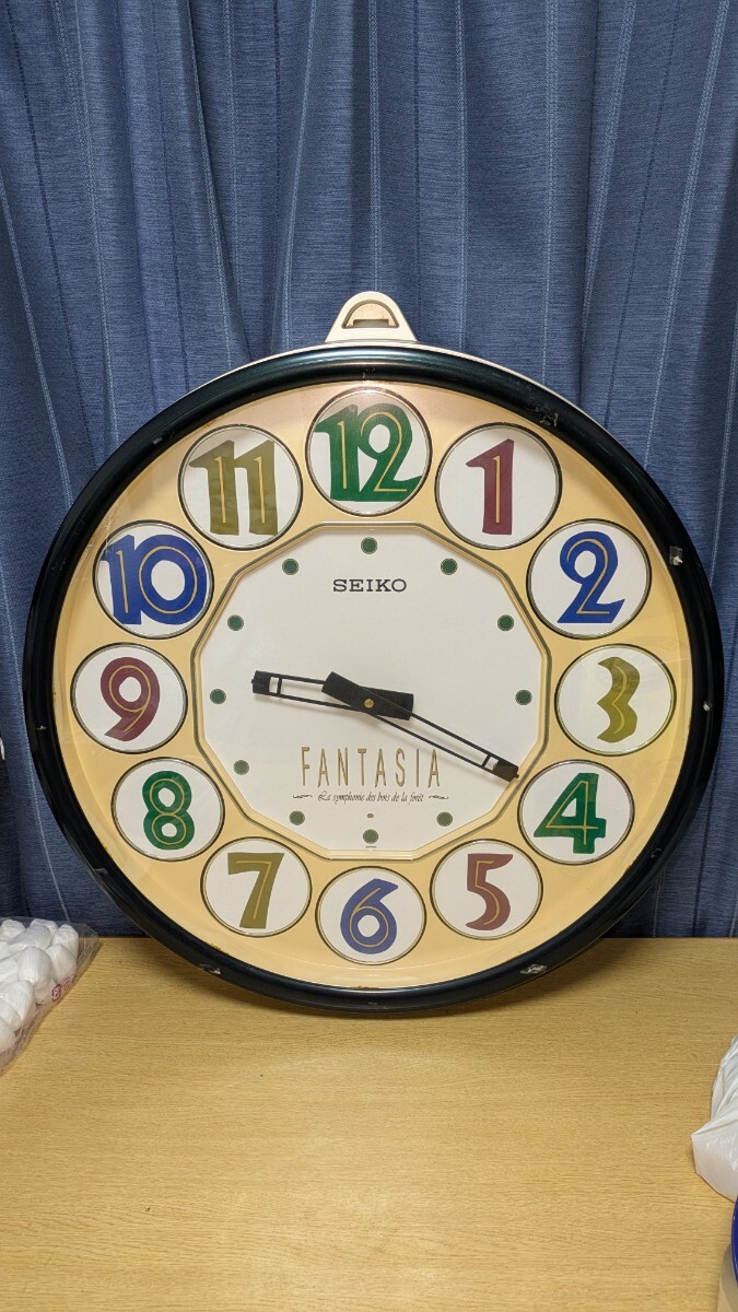 SEIKO セイコー FANTASIA からくり時計 掛け時計 RE546S SEIKO ファンタジア RE546S からくり時計 - YouTube