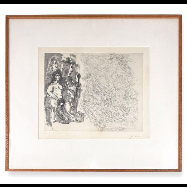 パブロ・ピカソ 手描き 油彩画 作者サイン 貴重 Yahoo!オークション - 【入手困難品】パブロ ピカソ Picasso