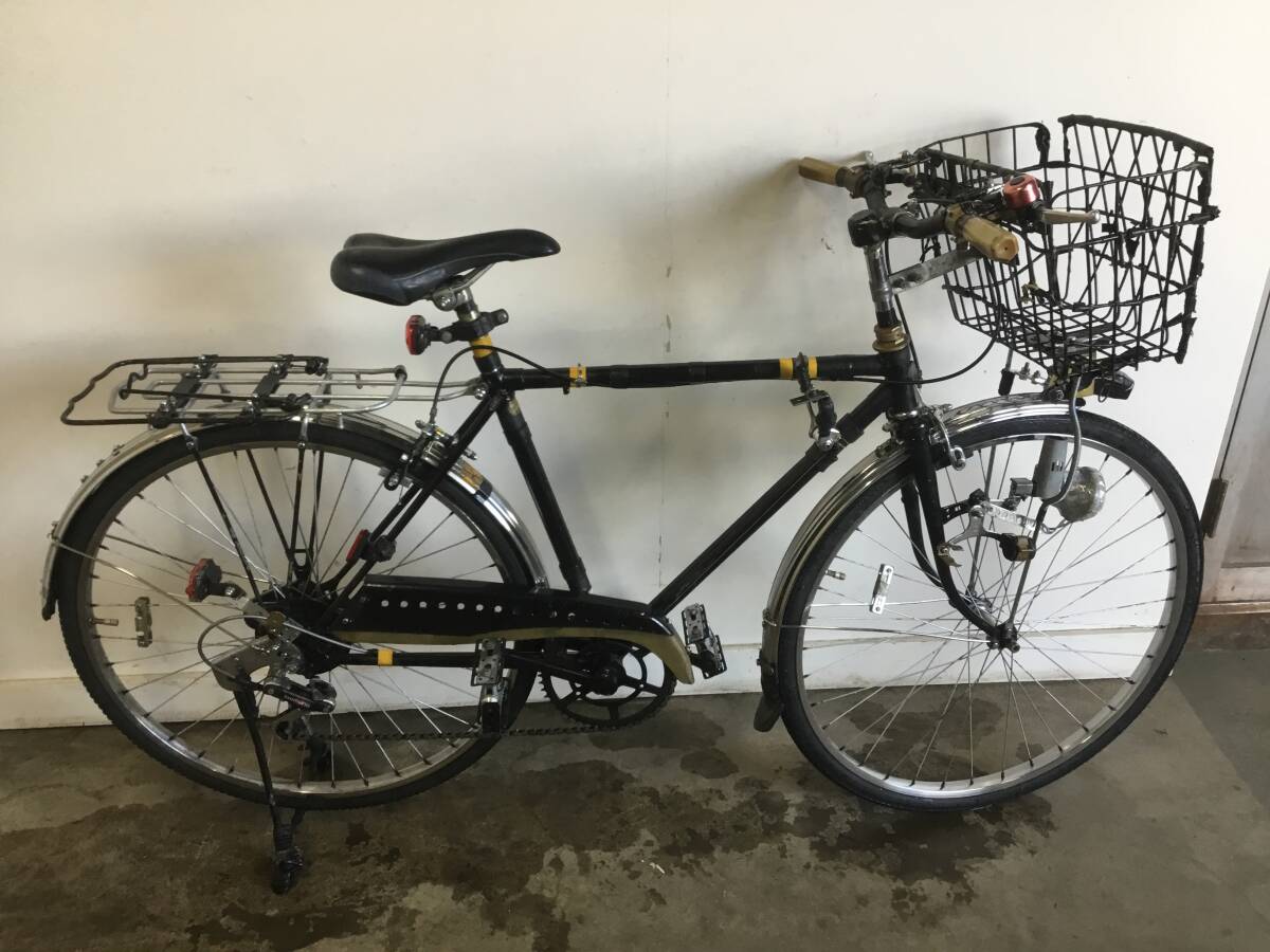 美品 富士 軽快車 実用車 ロッドブレーキ ロッドブレーキ レトロ