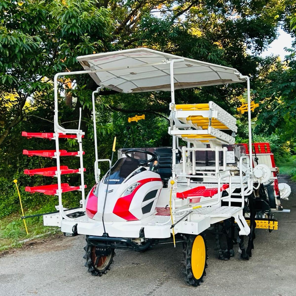 SOLD OUT】ヤンマ 田植機 8条植 VP8 20馬力 パワステ 自動水平 施肥機