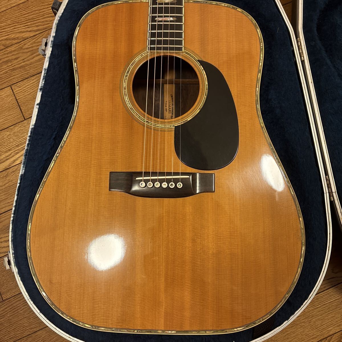 やや傷や汚れあり】yamaki ヤマキ1100 高級ハカランダ単板サイド