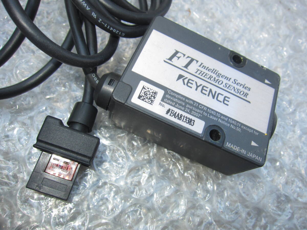 【傷や汚れあり】KEYENCEキーエンスFT-H30デジタル放射温度センサーヘッドTHERMO SENSOR中古FT Intelligent ...