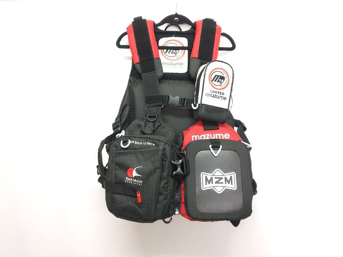 未使用】未使用 mazume(マズメ) レッドムーンライフジャケットVIII