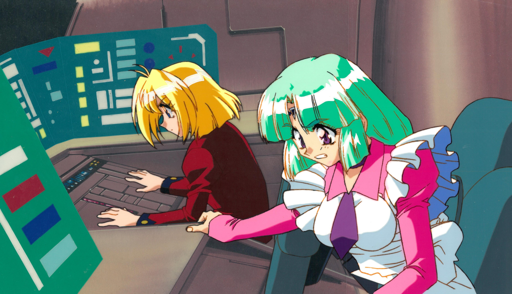 新品】☆ロストユニバース・セル画セット②・キャナル＋ケイン・林原