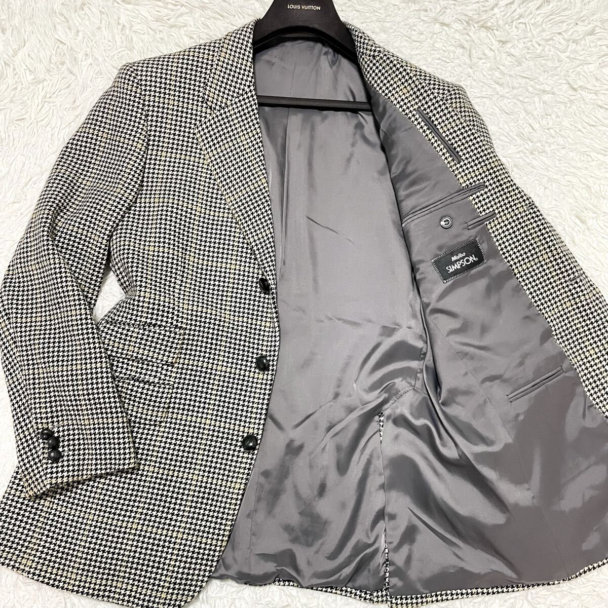 ☆JieDa/ジエダ 20SS チェック柄ダブルテーラードジャケット Jie-20S