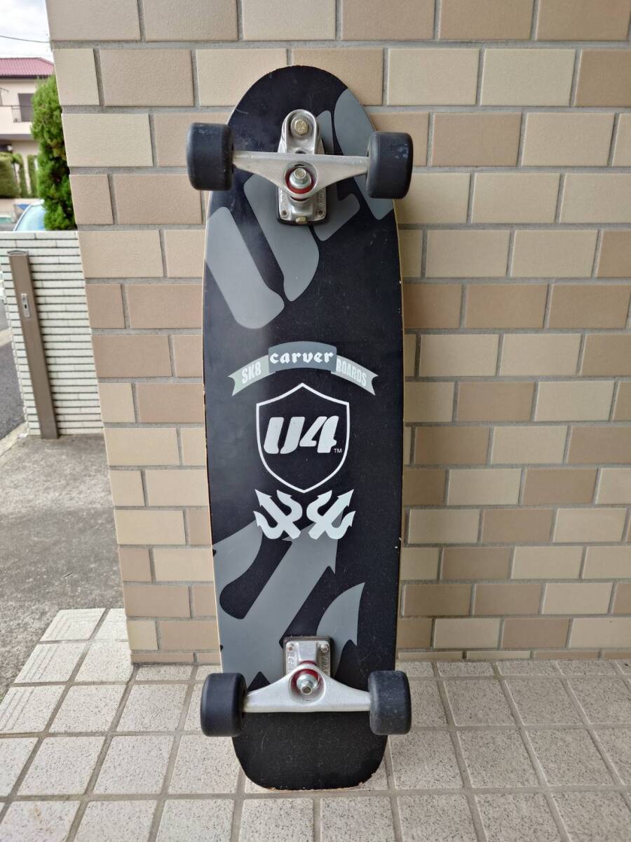 CARVER カーバー　U4 サーフスケート スケートボード 牛越 カーバー CARVER サーフスケートボード U4 牛越モデル おまけDVD付き