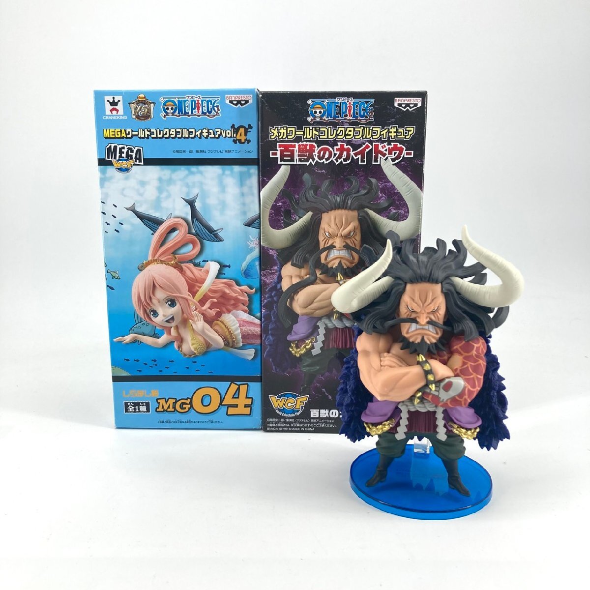 【未開封一部中古】『11-905』ワーコレ 2点まとめ しらほし姫 百獣のカイドウ メガワールドコレクタブルフィギュアWCFワンピース ONE PIECEの1番目の画像