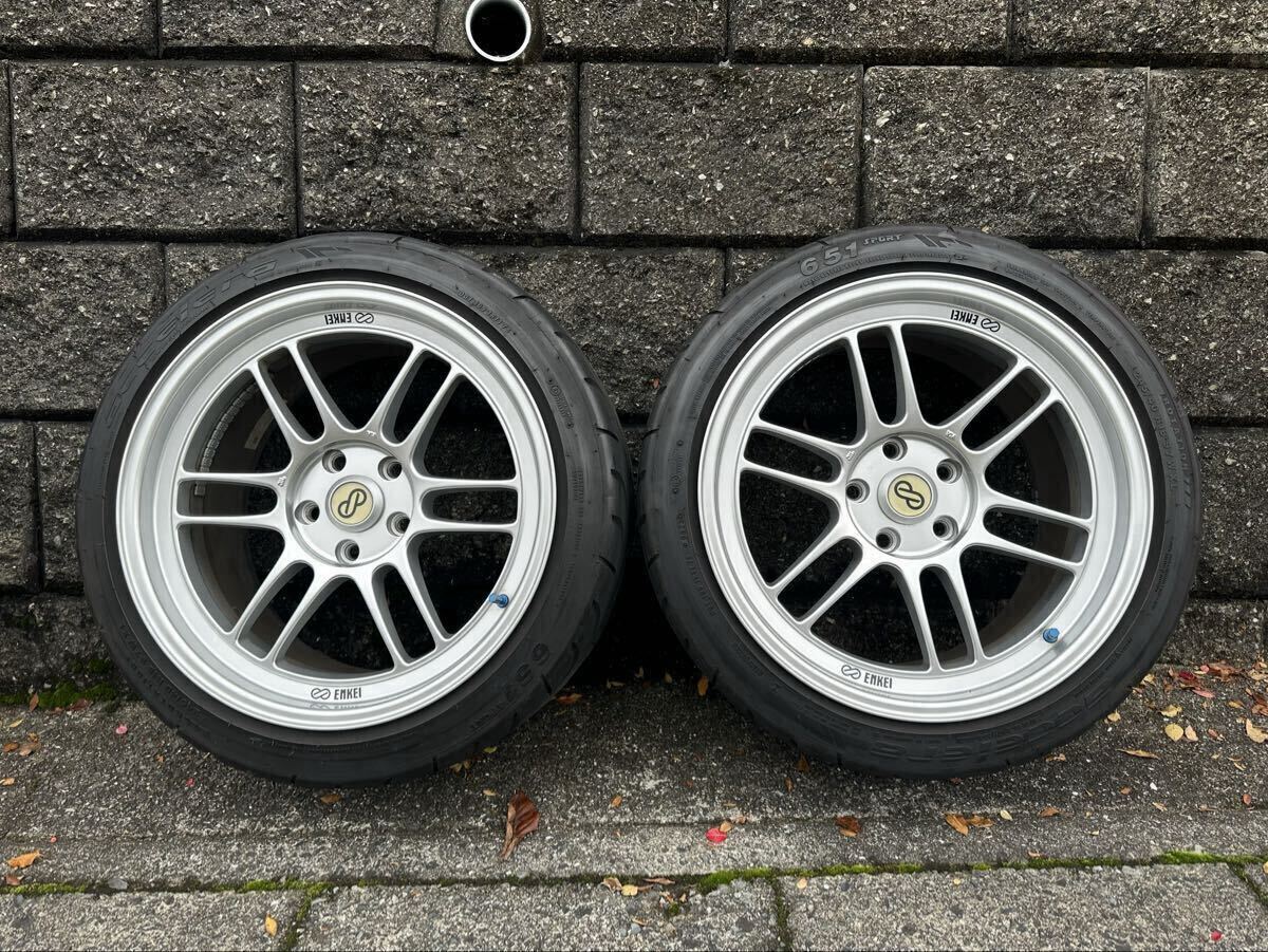 Enkei RPF1 18x9.5 +15 5x114.3 Silver