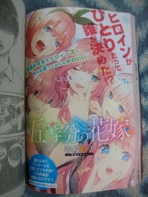週刊少年マガジン 2017年 8号 五等分の花嫁 読み切り掲載の落札情報