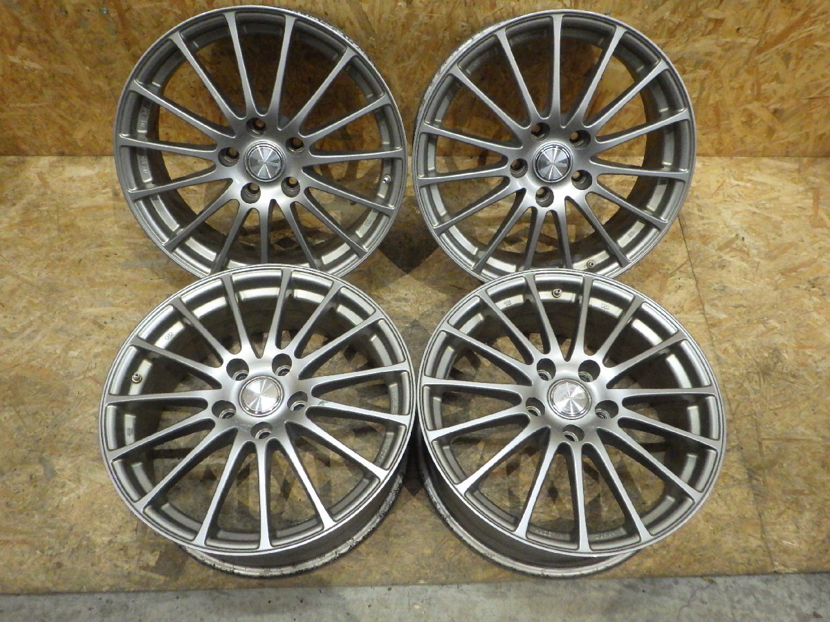 ☆14インチ 社外 ECOFORME CRS101 中古 アルミホイール 4本 4穴 PCD100 