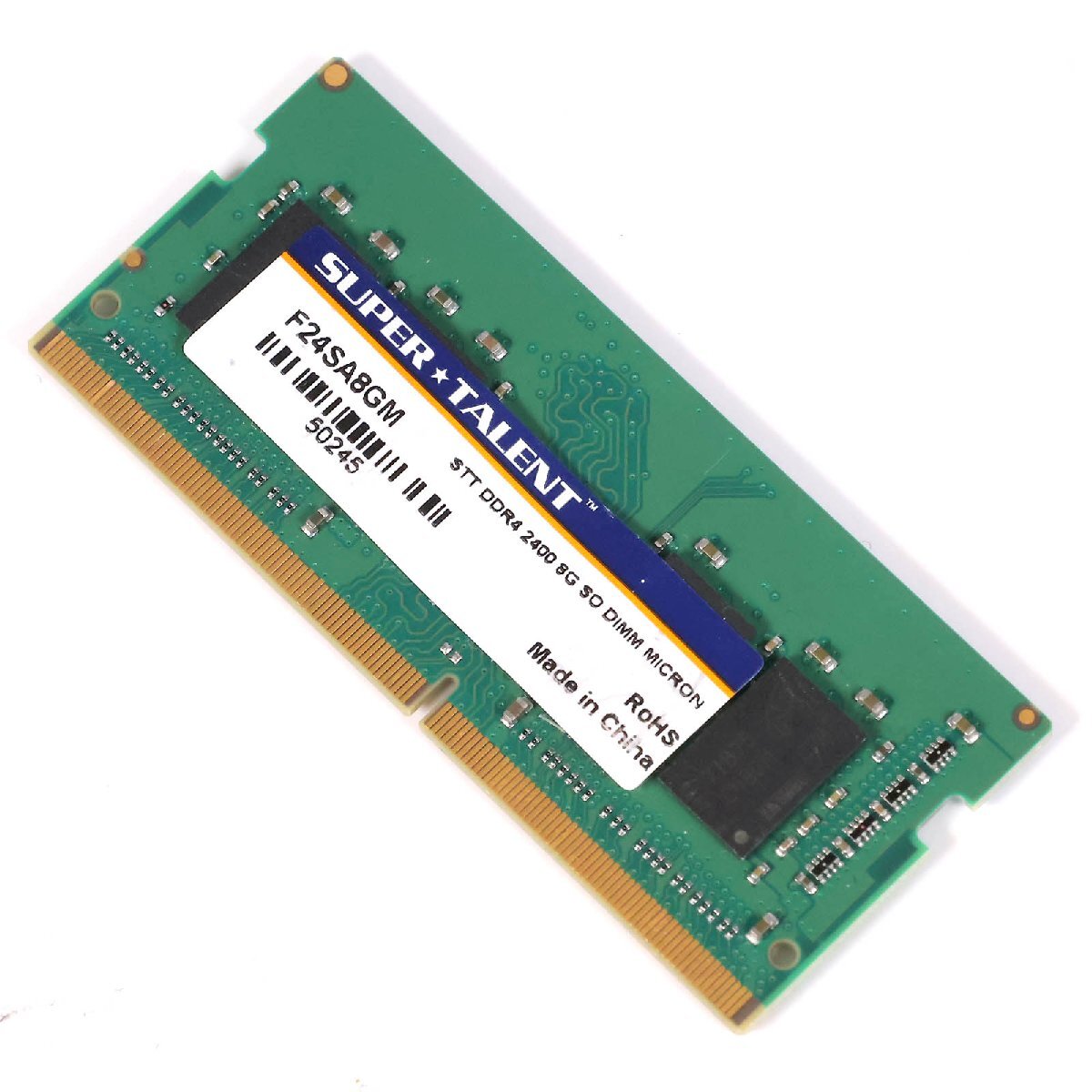 全体的に状態が悪い】中古 DDR4メモリ 8GB x1 F24SA8GM SUPER TALENTの