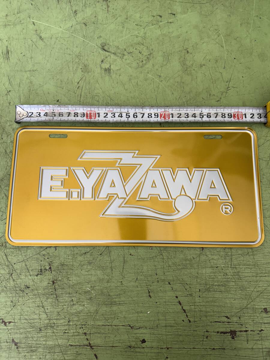 E.YAZAWA ☆☆☆プレート枠 矢沢永吉 ナンバープレートカバー （枠） カーアクセサリー 車用