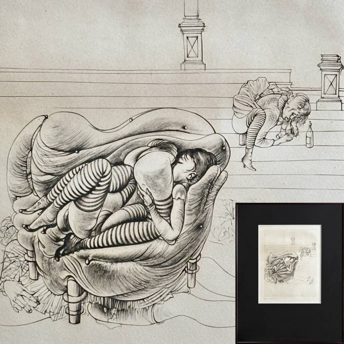 ◇ Hans Bellmer ◇ ハンスベルメール 複製版画 3枚セット◇◇の落札
