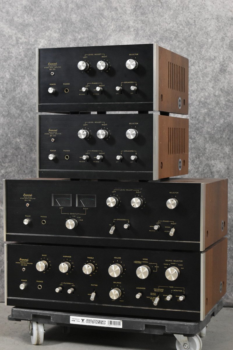 SANSUI サンスイ システムコンポ 通電確認済 ジャンク品 【 リモコン T