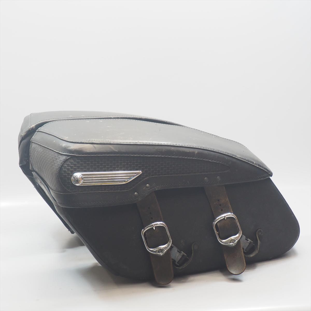 中古】ロードキングクラシック純正 サドルバッグ FLHR FLHRC FLHRS