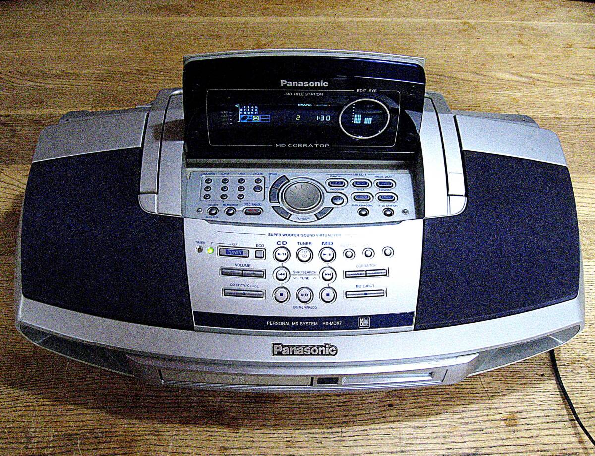 希少 当時物 Panasonic CD/MD VX707MD Crazy COBRA の落札情報詳細