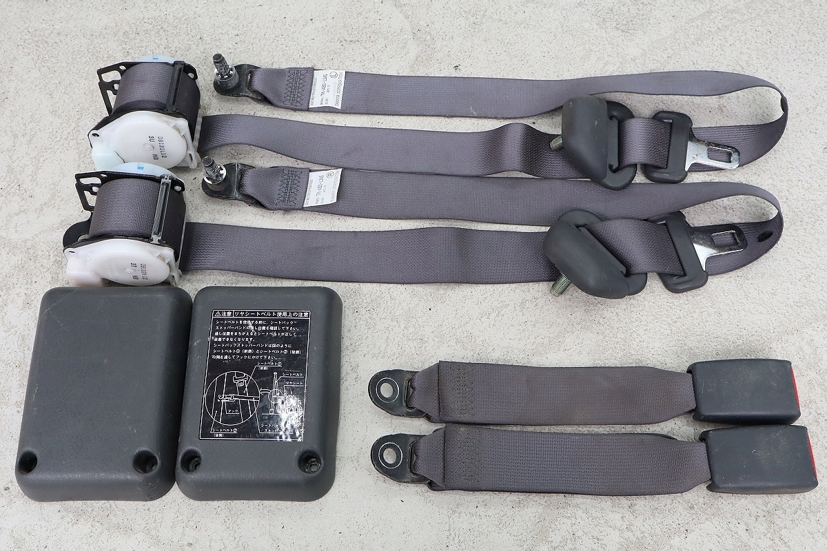 中古】H23年 S331V ハイゼットカーゴ クルーズ リアシートベルト 左右