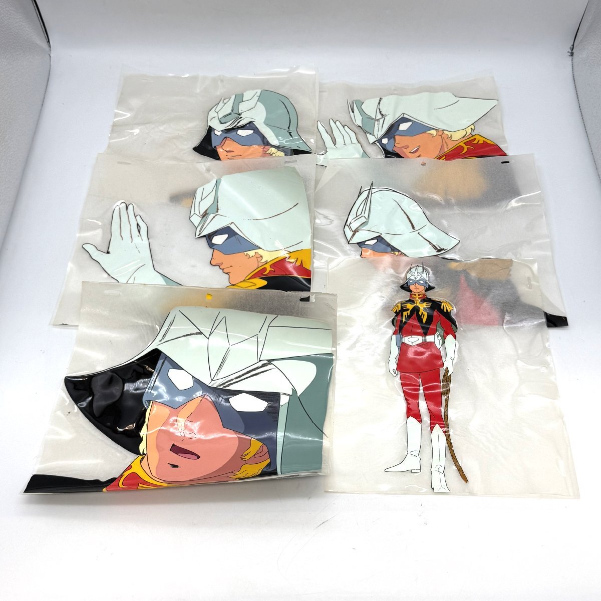 貼り付き有り セル画 機動戦士ガンダム 最終話？ シャア・アズナブル
