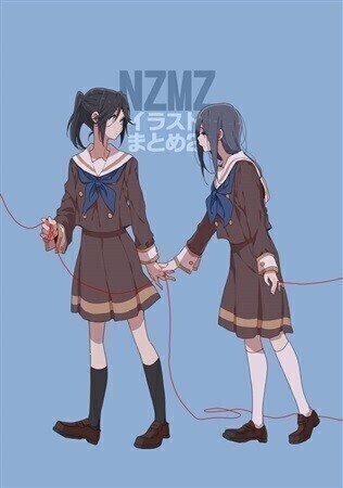 リバーシブル イラストカード】リズと青い鳥 入場者特典 鎧塚みぞれ 傘