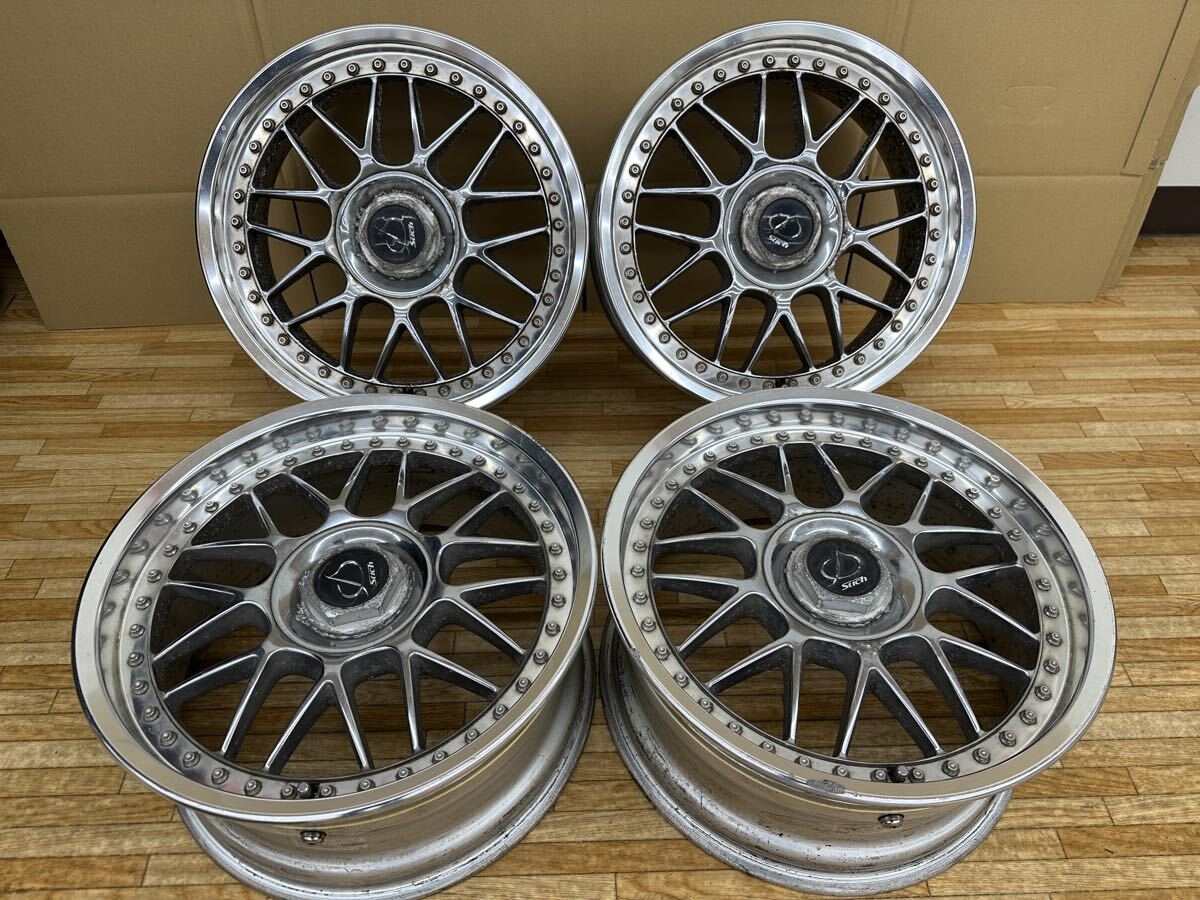 シュティッヒ 深リム9Jメッシュ2本ドリフトに s13シルビア14 180sx