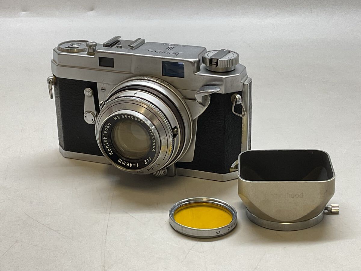 やや傷や汚れあり】N7 コニカ Konica Ⅲ No.114814 レンズ一体型 高級