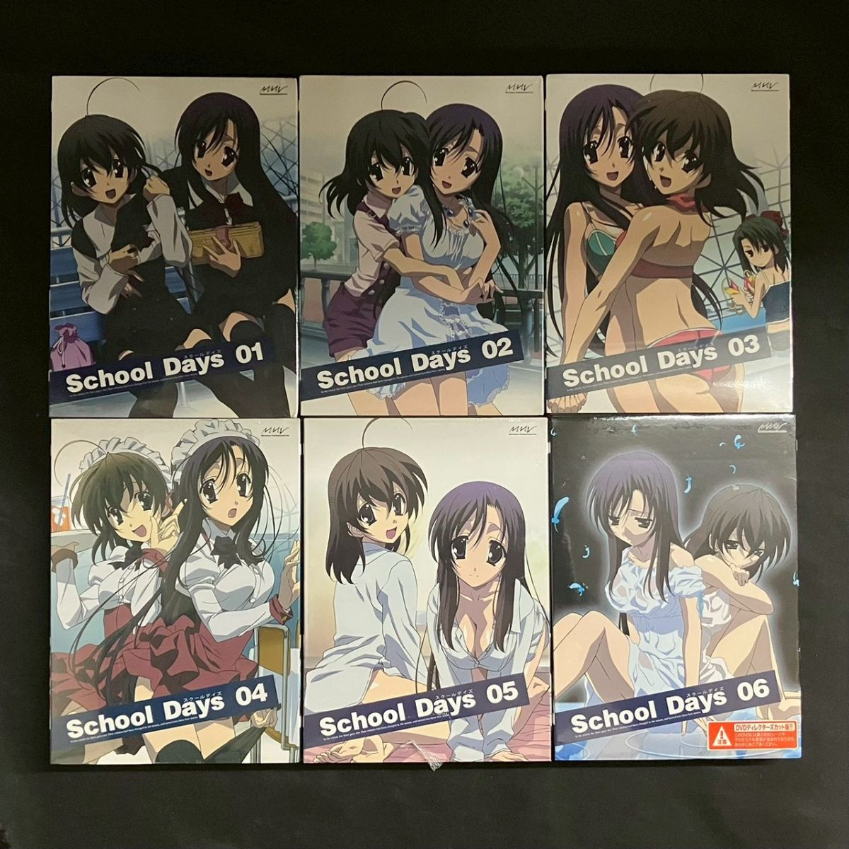 傷や汚れあり】現状品 TVアニメ School Days ごとうじゅんじ作監修正集