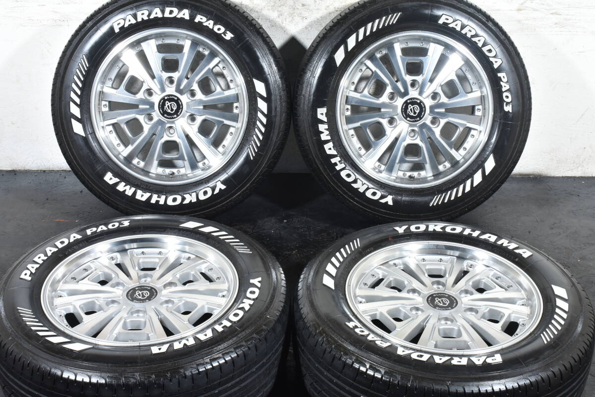 新品】215/65R16、ホワイトレター （ハイエース他、ヨコハマ、8分山
