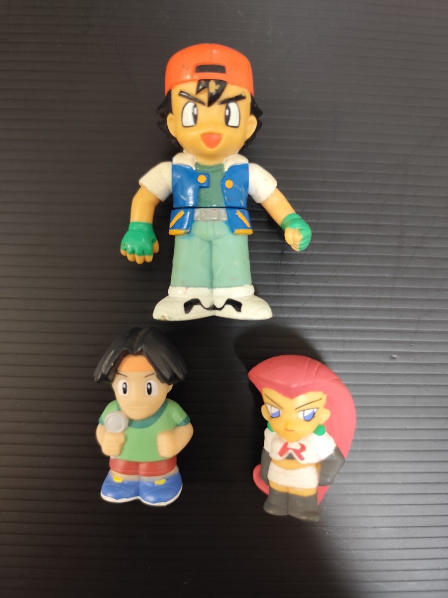 ポケモン キャラキッズ 指人形 サトシ カスミ タケシ ジュンサー