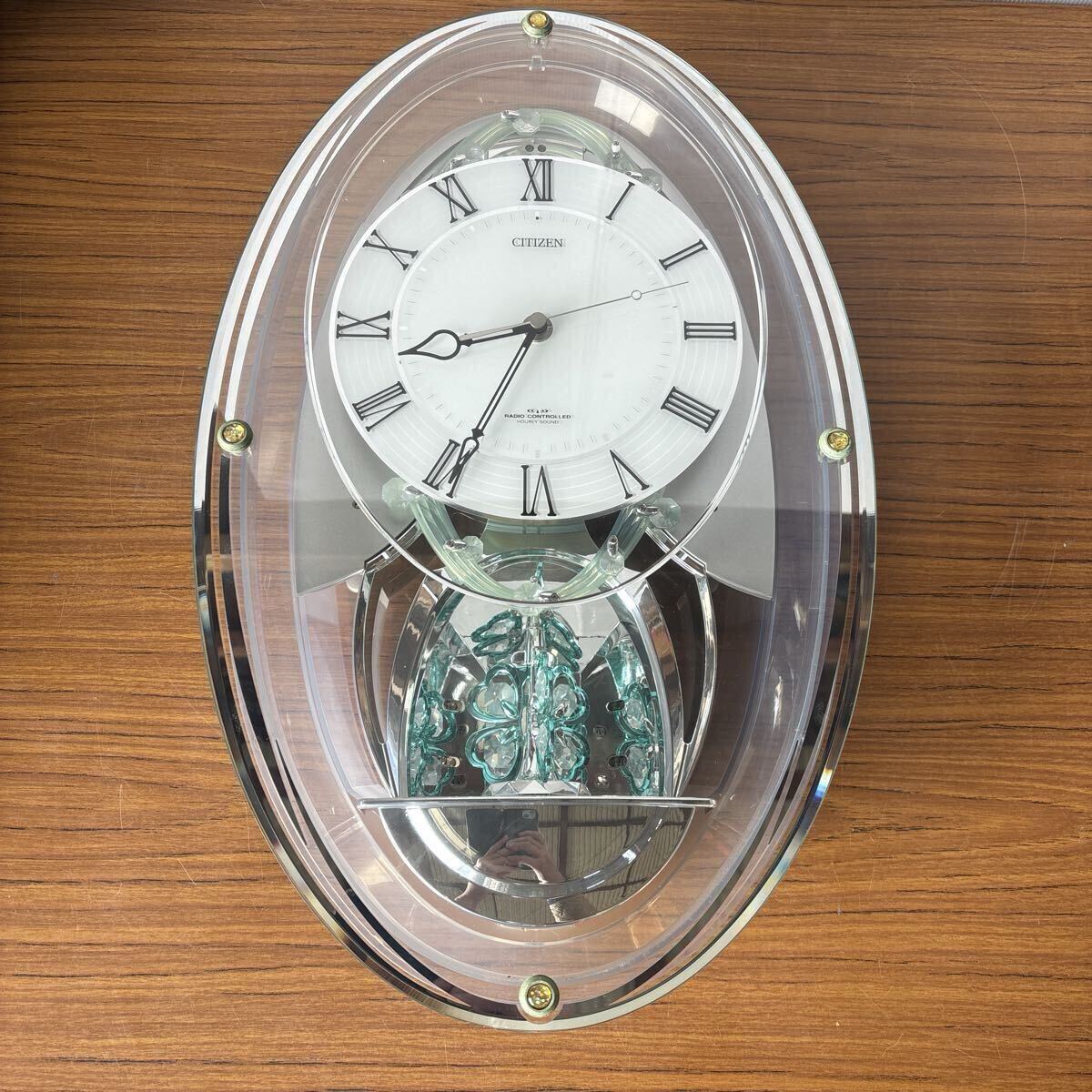 CITIZEN シチズン☆パルミューズシーズンM438 電波掛時計 4MN438-0