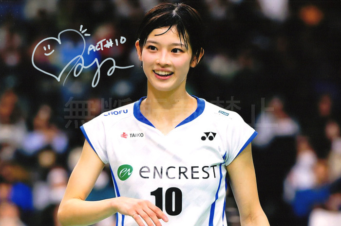 バドミントン女子　オリンピックメダリスト　前田　美順　 直筆サイン入りフォト 新品】前田美順 直筆サインフォト/写真 バトミントンの落札情報詳細