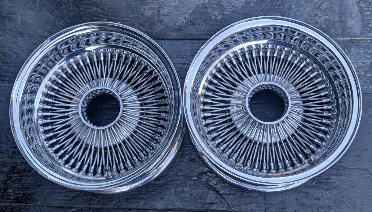 ○Dayton デイトン 72スポーク ワイヤーホイール 4本 15インチ 6J? PCD