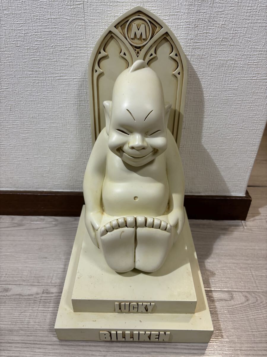 新品】掘り出し物【8”ビリケン】大阪名物 金運 置物 開運 風水 縁起物