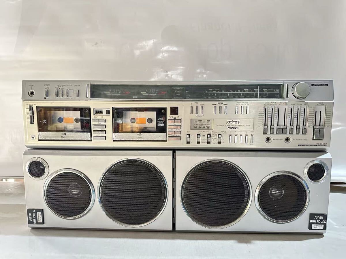 東芝/TOSHIBA CDラジオカセットレコーダー TY-CDS2 説明書付 動作確認