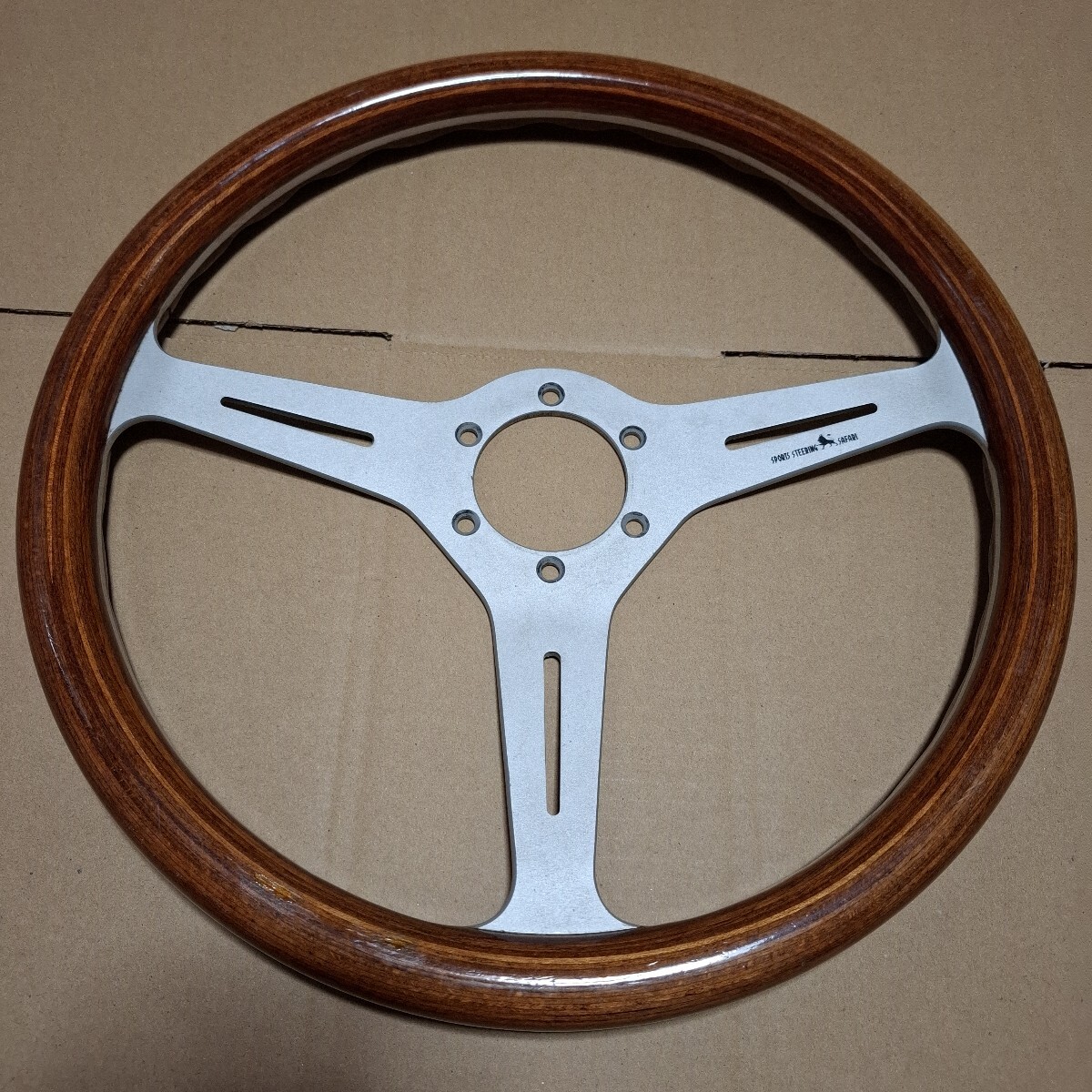 中古】FUJI DYNAMIC SAFARI フジダイナミック レザー ステアリング
