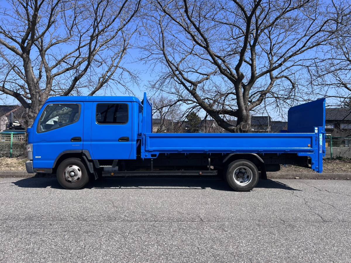 中古】静岡発 H15 ジェネキャン キャンター Wキャブ ダブルキャブ 5 