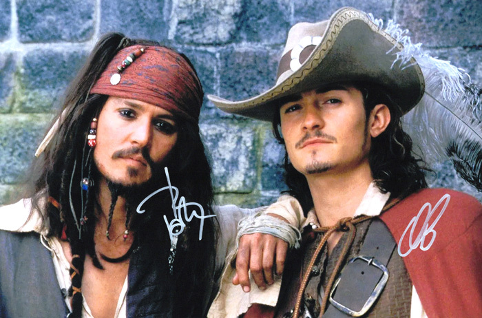 中古】パイレーツ・オブ・カリビアン ジョニー・デップ & オーランド
